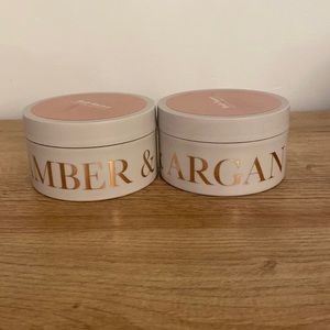 ‼️RARE & DISCONTINUED Bath&Body Works Amber & Argan Body Butter X2‼️